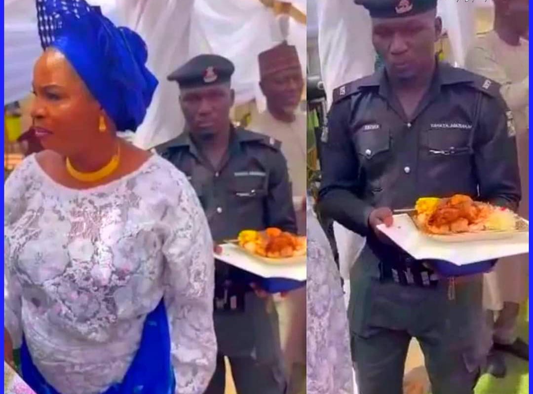 A Socialite Orders Police Officer To Hold Her Food At A Party | GOVERNMEND