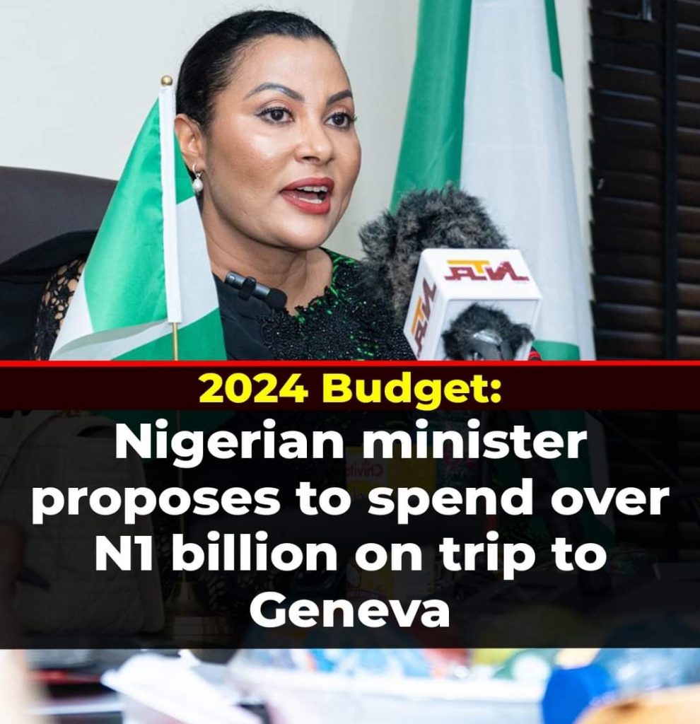2024 Budget: Nigerian Minister Proposes to Spend Over N1 Billion on Geneva Trip | GOVERNMEND