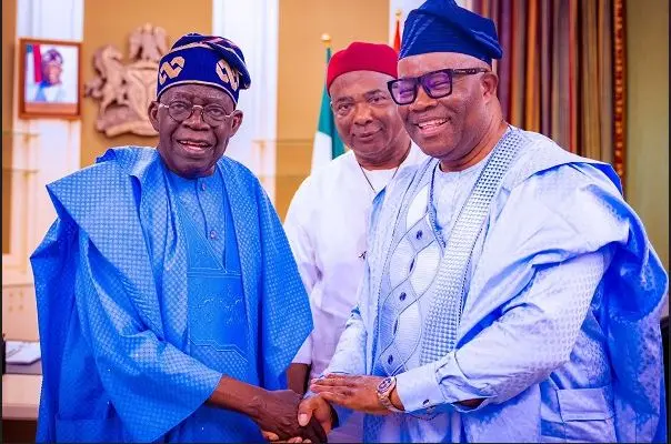 Tinubu Meets with Akpabio, Deputy Senate President and Other Lawmakers in a Closed-Door Meeting