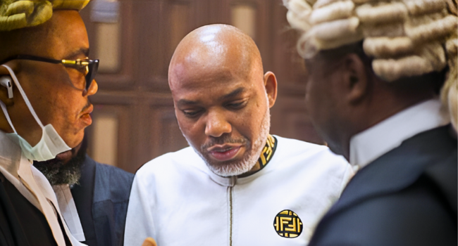 Nnamdi Kanu Vows to Restore Peace in South-East in Minutes if Released
